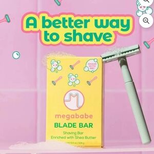 Megababe Blade Bar, Hydrating Shave Bar, Fragrance-Free, 4.4 oz
